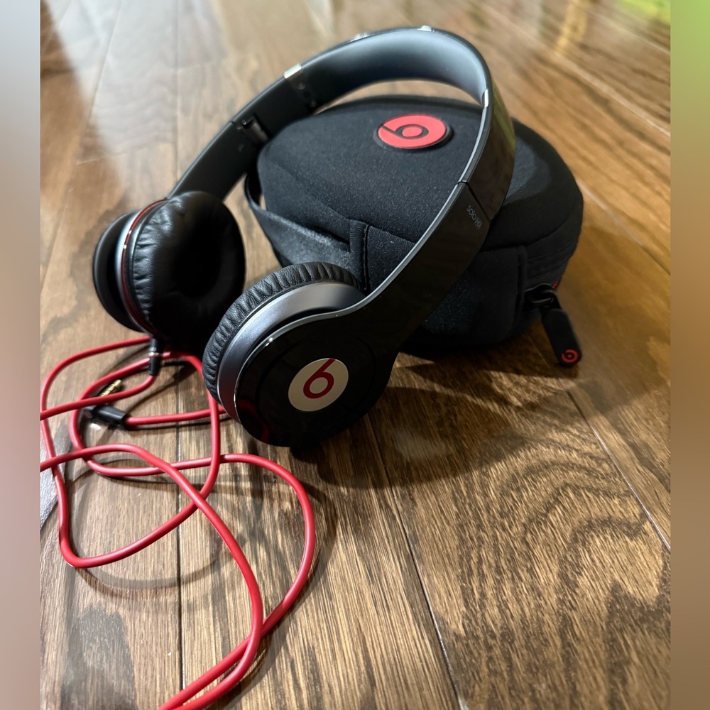 Wired Beats by Dre over the ear headphones